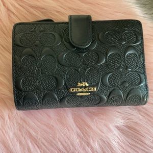 Coach small signature canvas wallet